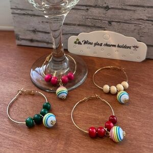 4 - Wine Glass Charms